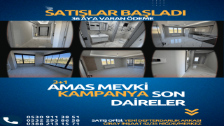 Amas Mevkii – 3+1 Kampanya Son Daireler